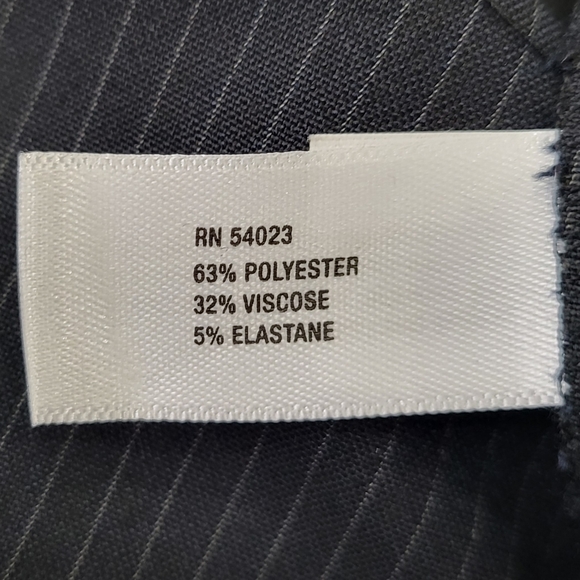 Gap Navy Pinstripe Office Career Skirt 2 - Picture 7 of 8